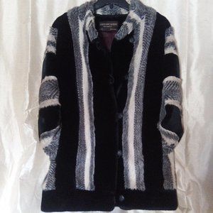 Rare Find "Saint Laurent" Faux Fur Coat